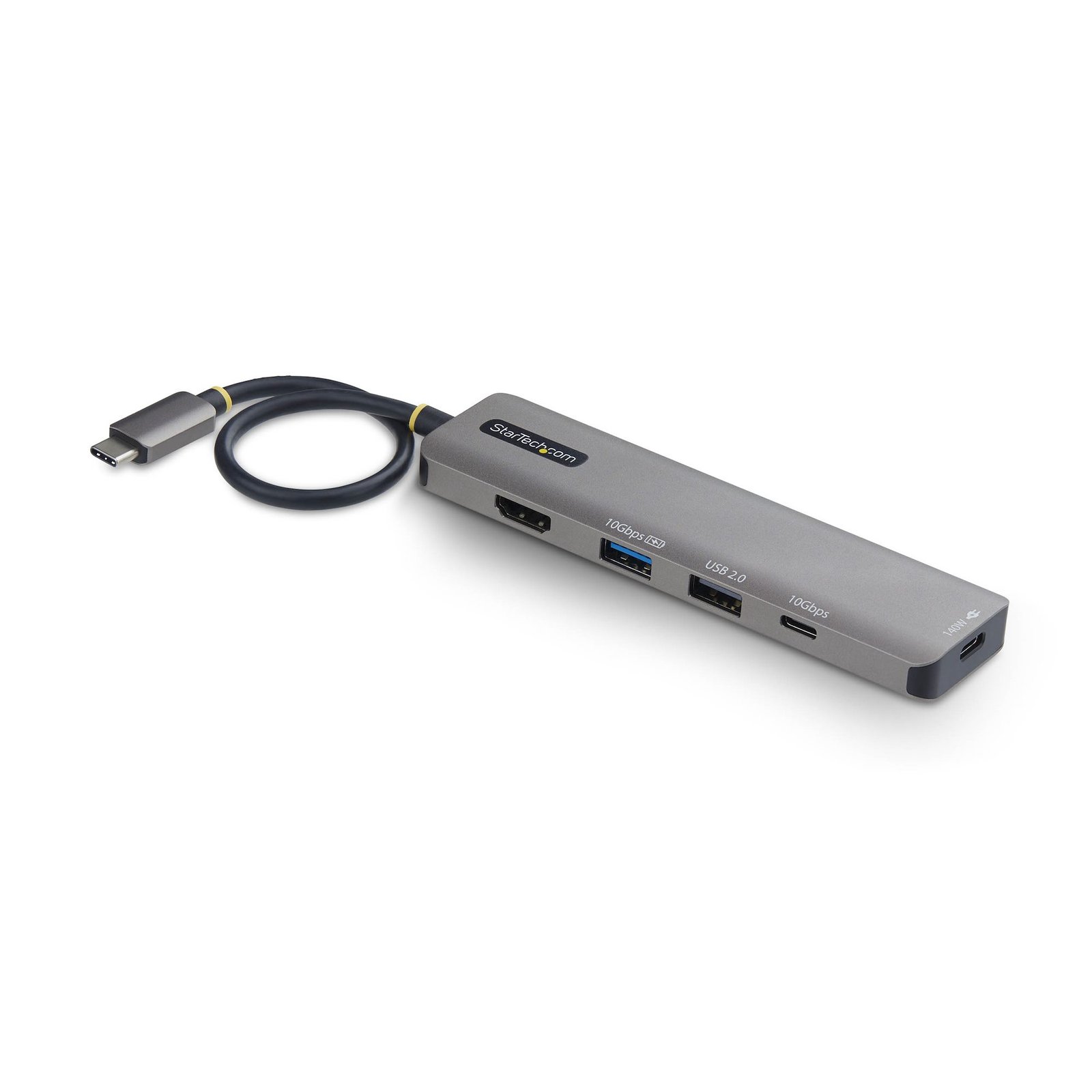 Startech StarTech.com USB-C to HDMI Multiport Adapter with 140W PD Charging, 4K 60Hz, USB 10Gbps 164B-USBC-MULTIPORT