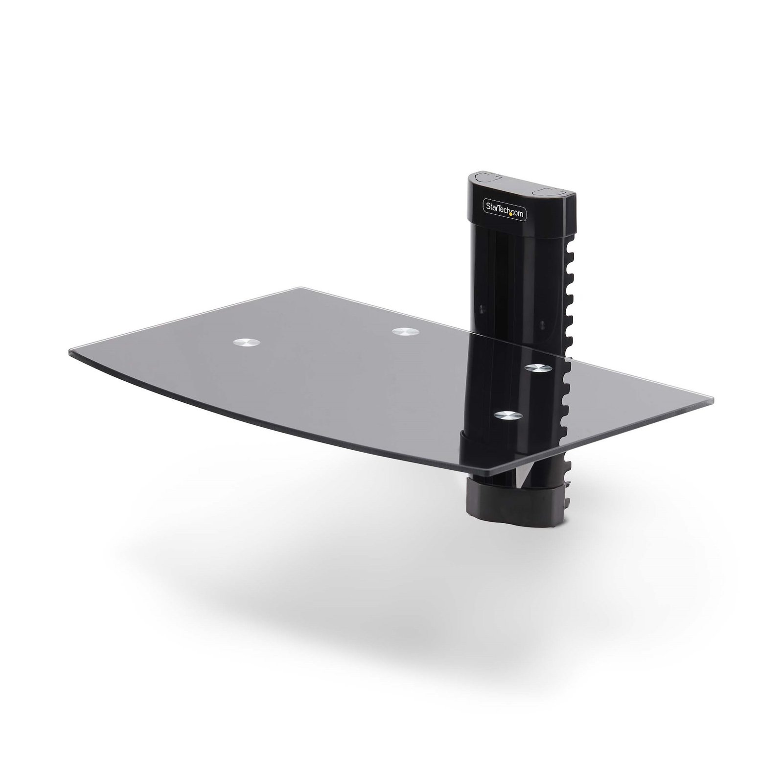 StarTech.com Floating Wall-Mounted AV Shelf, Adjustable Height For Under TV, Organize Equipment On 1B-WALL-MOUNT-SHELF