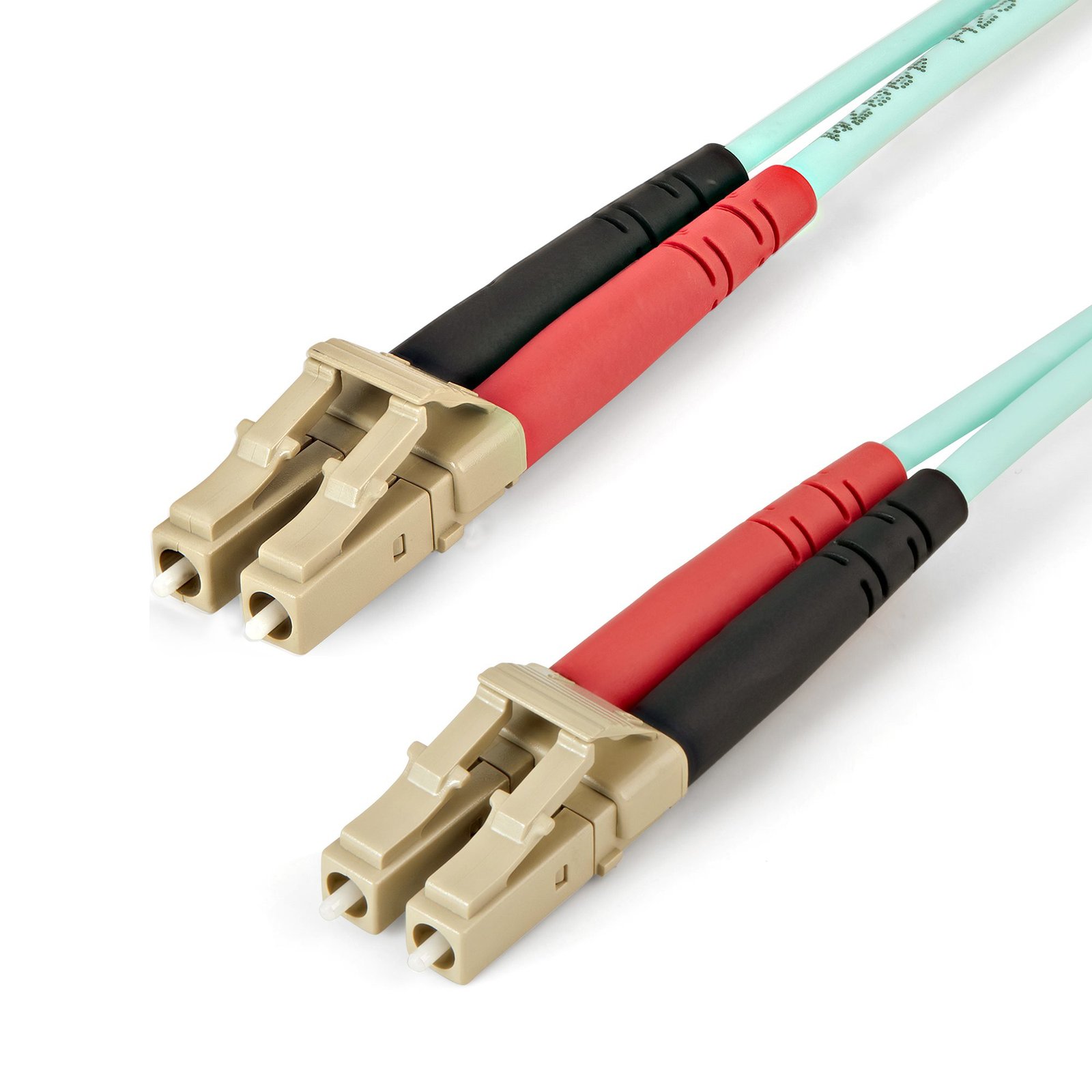 StarTech.com 5m (16.4ft) LC/UPC to OM4 Multimode Fiber Optic Cable, 50/125µm LOMMF/VCSEL Zipcord 450FBLCLC5