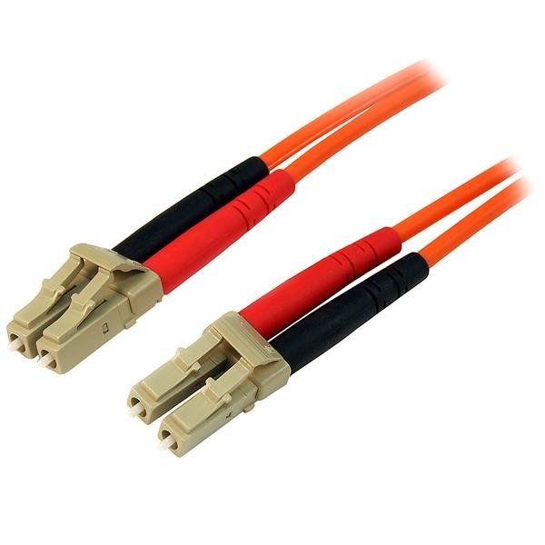 StarTech.com 3m Fiber Optic Cable - Multimode Duplex 50/125 - LSZH Jumper Cord - LC/LC 50FIBLCLC3