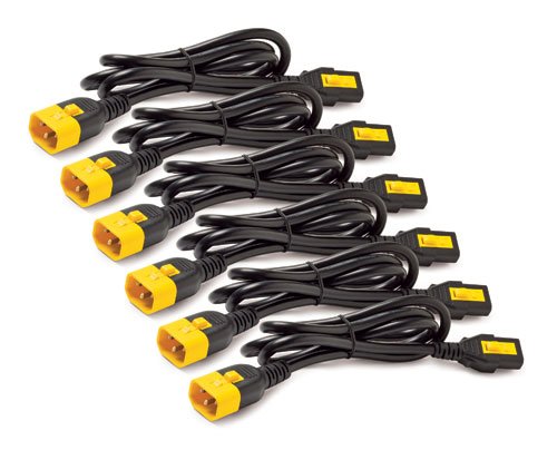 APC by Schneider Electric AP8704S-NA power cable Black, Yellow 1.22 m C13 coupler C14