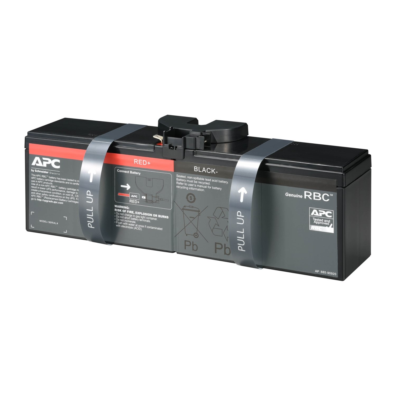 APC by Schneider Electric Replacement Battery Cartridge for Back-UPS Pro, 24V 9Ah lead-acid 2-year APCRBC161