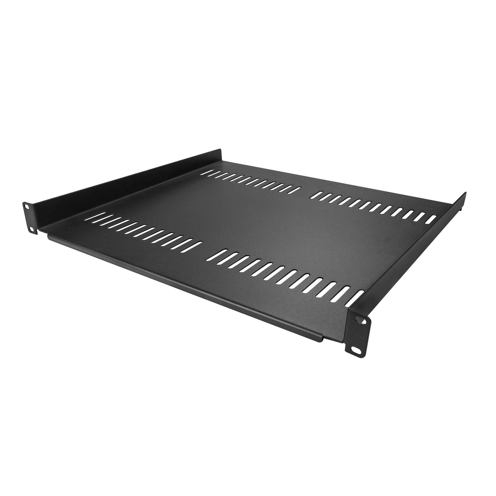 StarTech.com 2-Pack 1U Server Rack Shelf, Vented Universal Mount Cantilever For 19" Rack/Cabinet, CABSHELF116V2PK