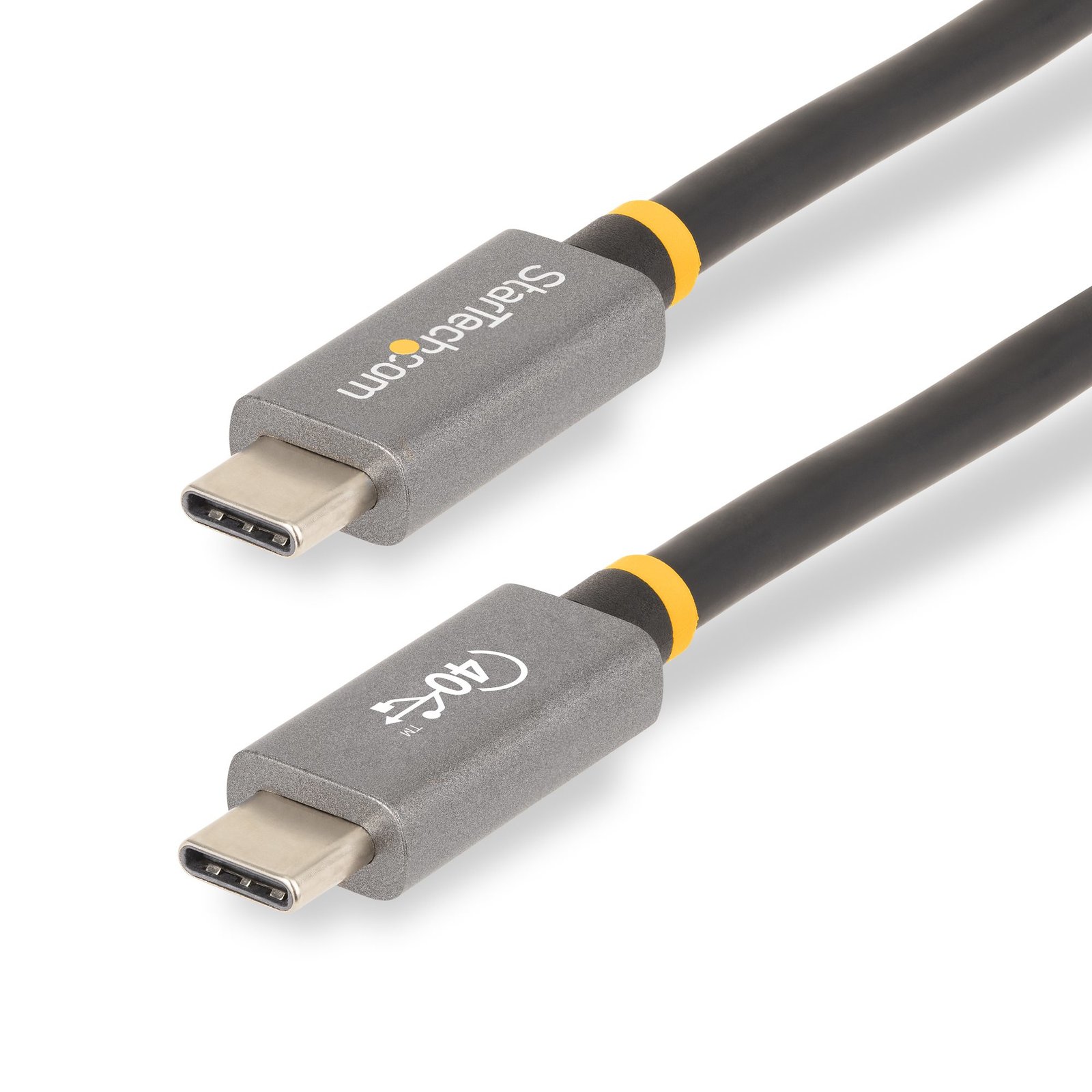 StarTech.com 3ft (1m) USB4 Cable 40Gbps, 100W (5A) Power Delivery, 8K 120Hz / 4K 240Hz DP Alt Mode, CC1M-40G-USB-CABLE