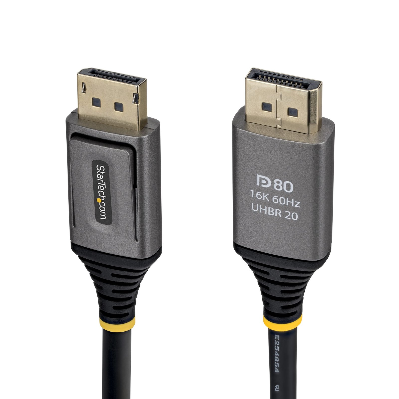 StarTech.com 6ft DisplayPort 2.1 Cable, VESA Certified DP80 Uncompressed 10K/8K 60Hz, 16K 60Hz/8K DP21V-6F-DP80-CABLE