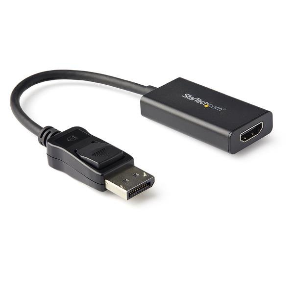 StarTech.com DisplayPort to HDMI Adapter - 4K 60Hz HDR10 Active 1.4 2.0b Video Converter - DP DP2HD4K60H