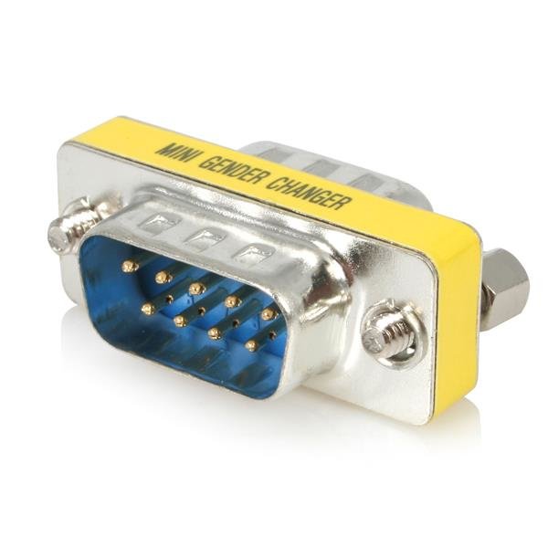 StarTech.com Slimline Serial DB9 Gender Changer - M/M GC9SM