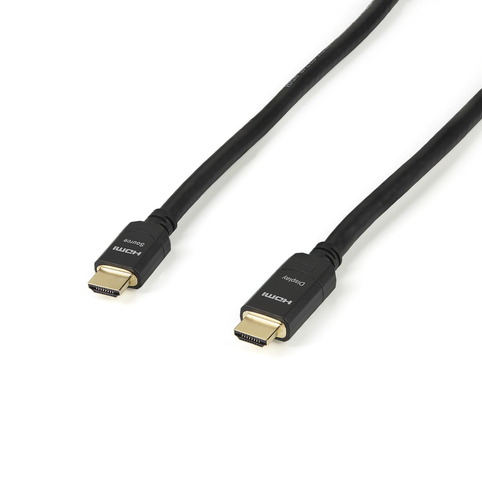 StarTech.com 80ft (24.3m) Active High Speed HDMI Cable, 4K 30Hz / 1080p 120Hz, HDCP 1.4/ARC, Gold HDMIMM80AC