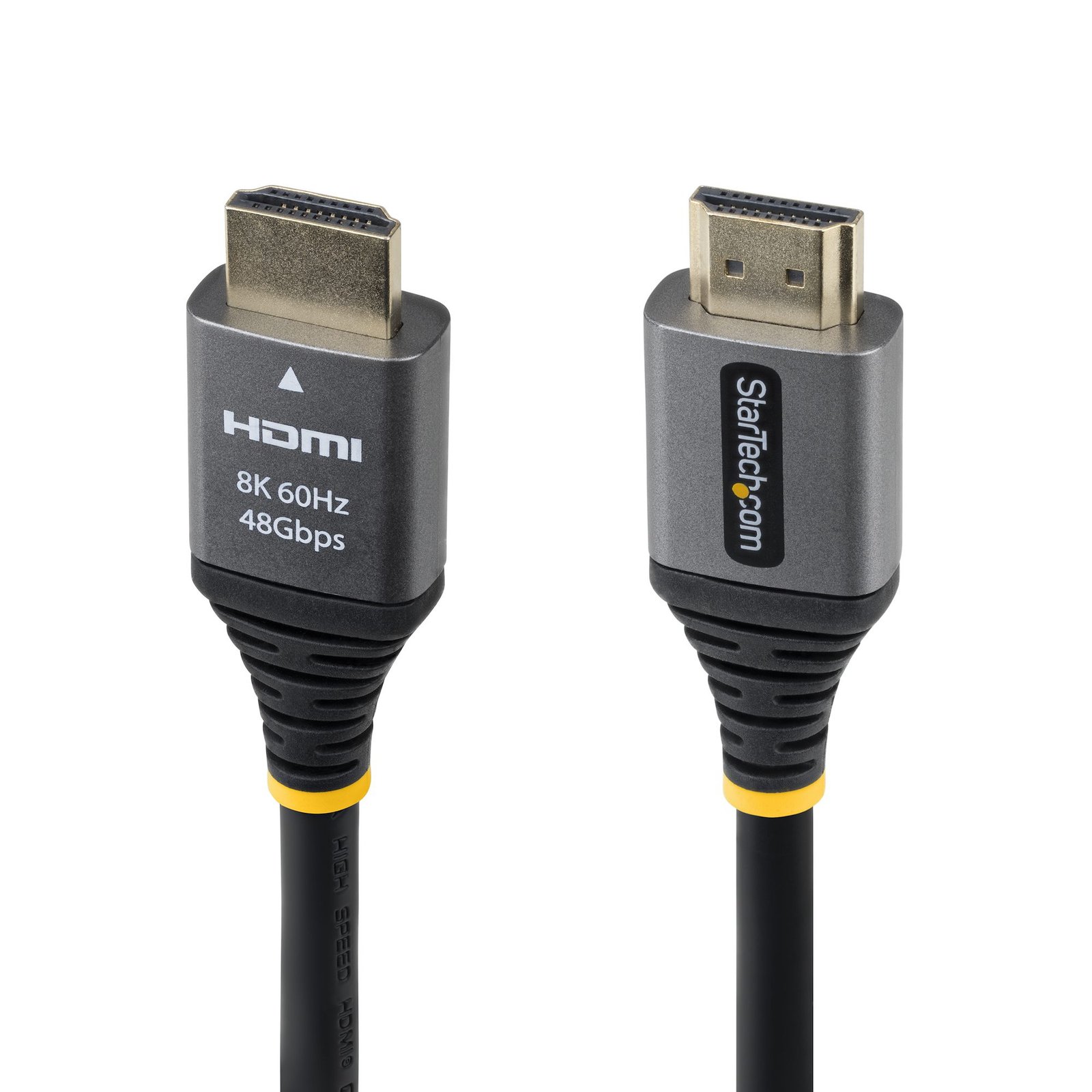 StarTech.com 1ft (30cm) Certified Ultra High Speed HDMI Cable, 8K 60Hz/4K 120Hz, 2.1 with HDR10+ / HDMM21V1F