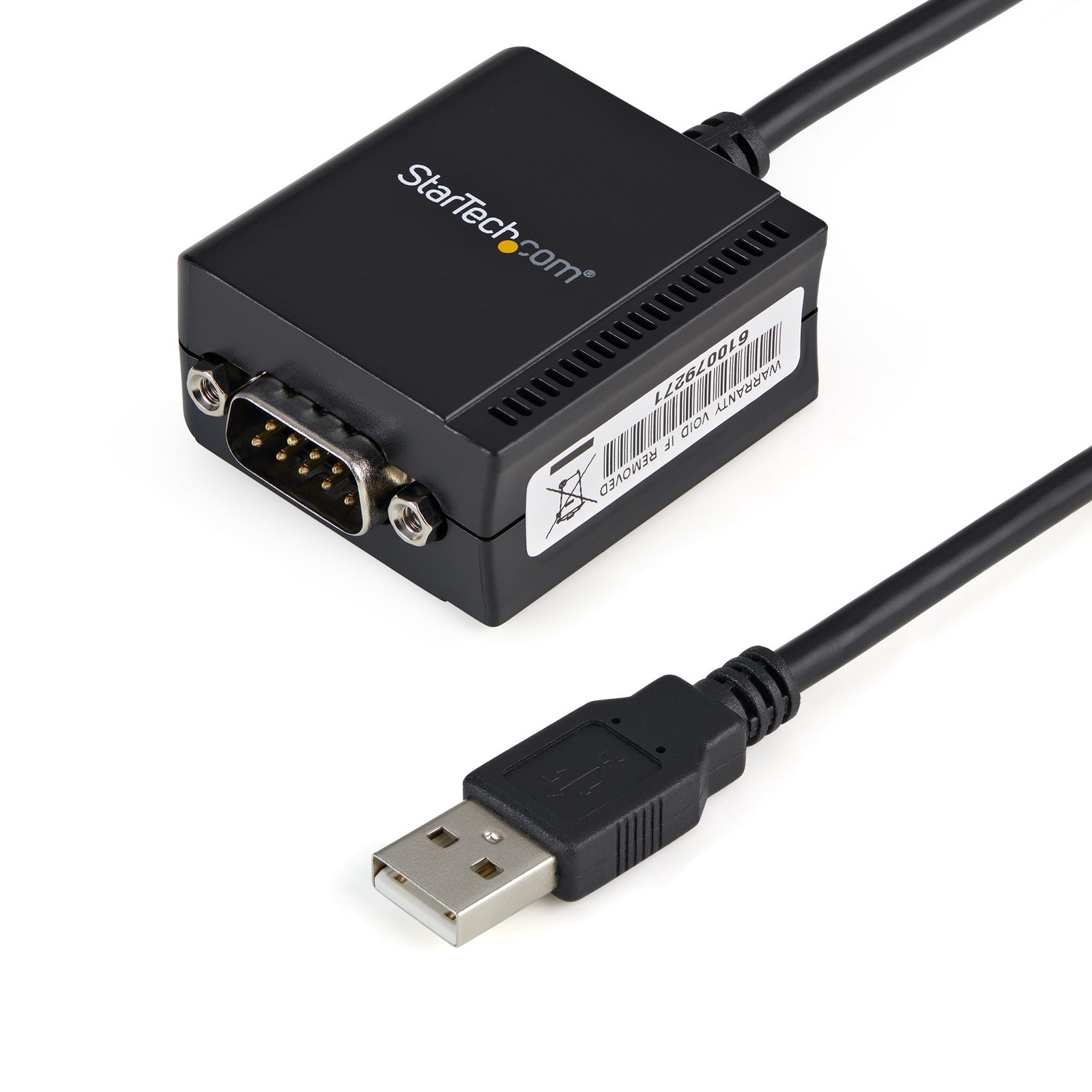 StarTech.com 6ft (1.8m) 1-Port FTDI USB to Serial RS232 Adapter Cable with COM Retention, - TAA ICUSB2321F