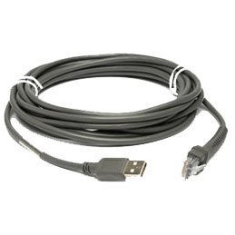 Zebra Motorola : Series A USB cable 4.5 m Grey CBA-U10-S15ZAR