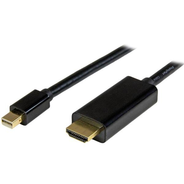 StarTech.com 6.6ft (2m) Mini DisplayPort to HDMI Cable - 4K 30Hz Video - mDP Adapter - DP or MDP2HDMM2MB