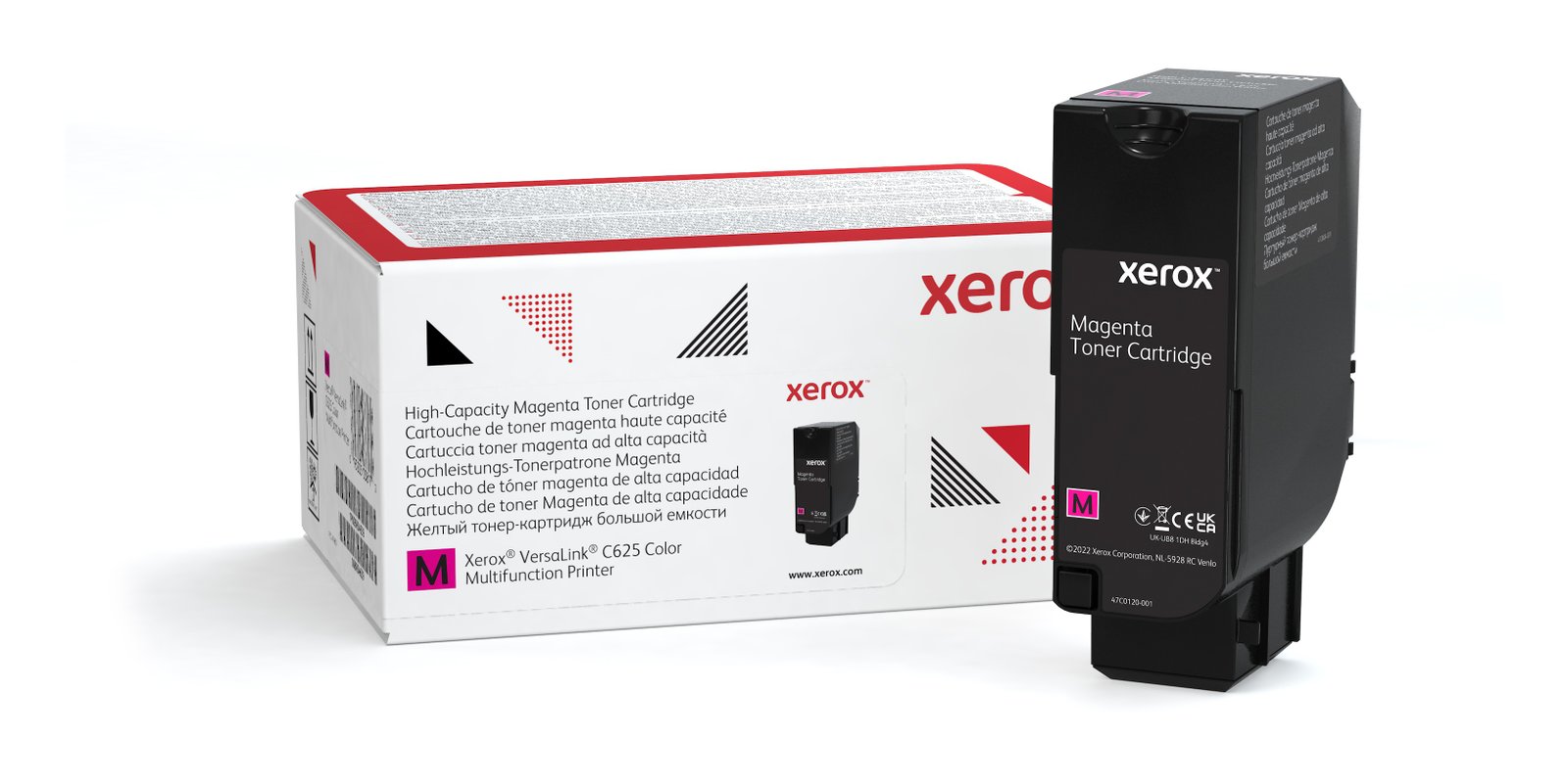 Xerox Genuine ® VersaLink® C625 Color Multifunction Printer Magenta High capacity Toner Cartridge 006R04638