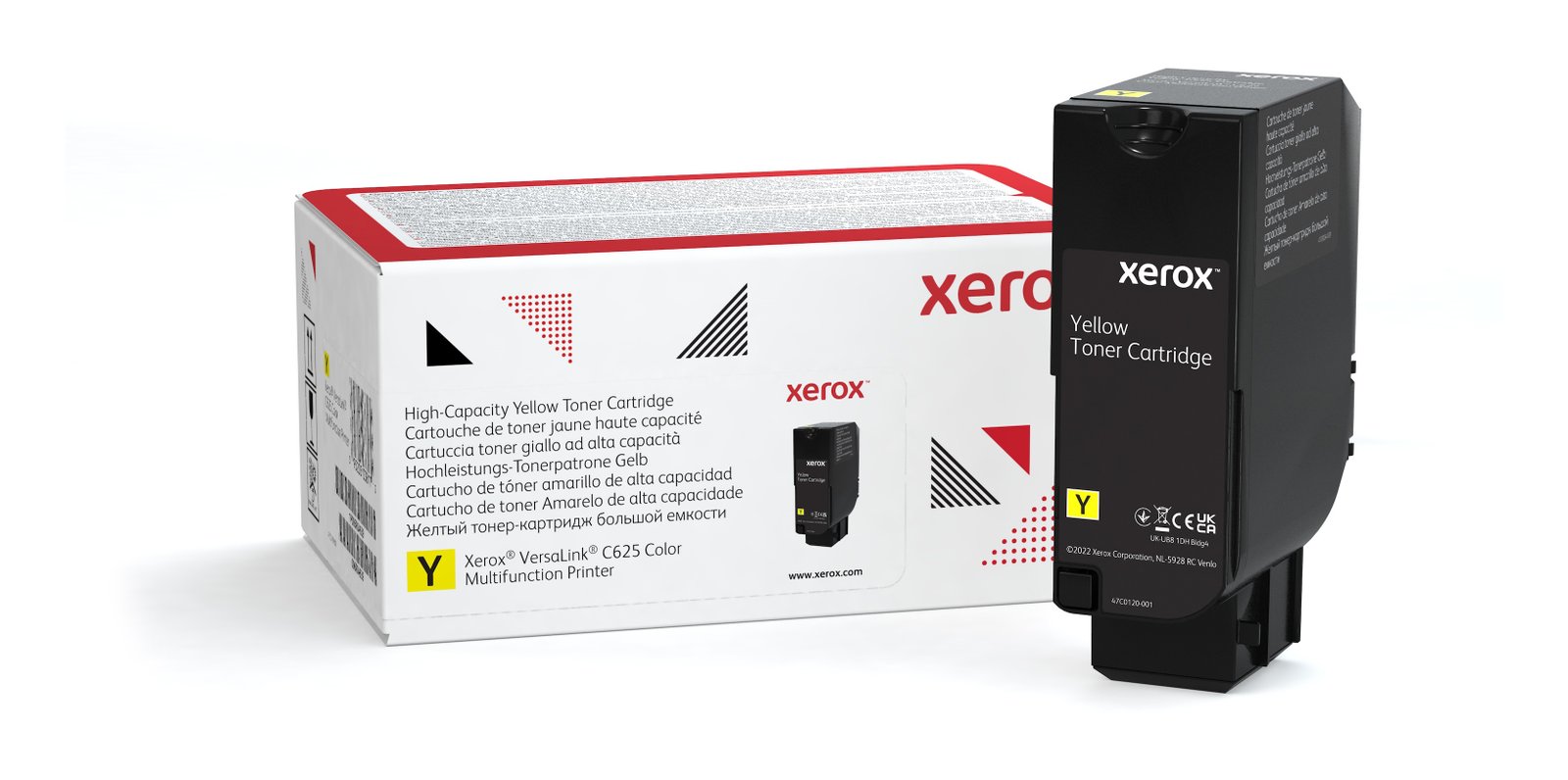 Xerox Genuine ® VersaLink® C625 Color Multifunction Printer Yellow High capacity Toner Cartridge 006R04639