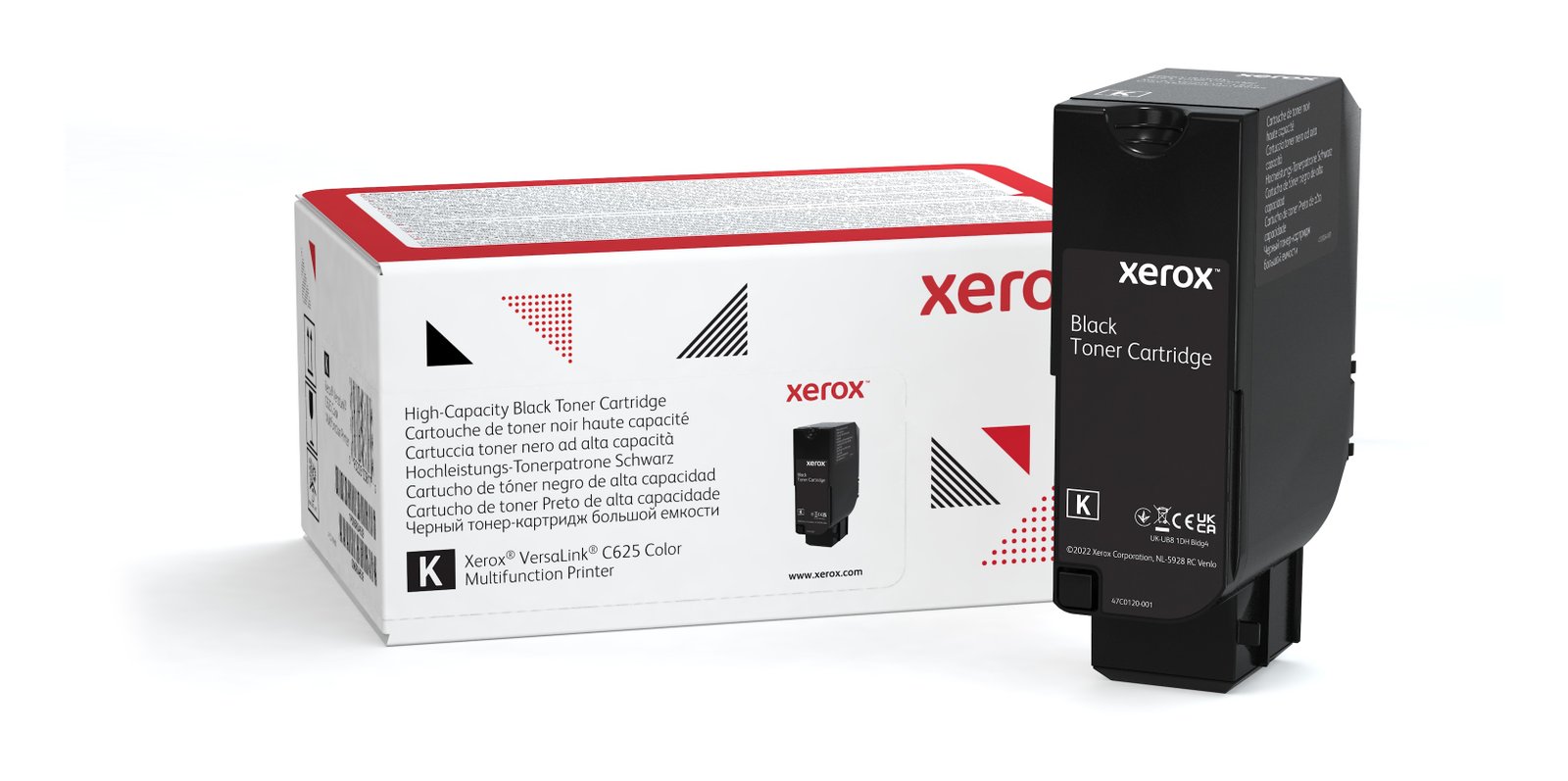 Xerox Genuine ® VersaLink® C625 Color Multifunction Printer Black High capacity Toner Cartridge 006R04636