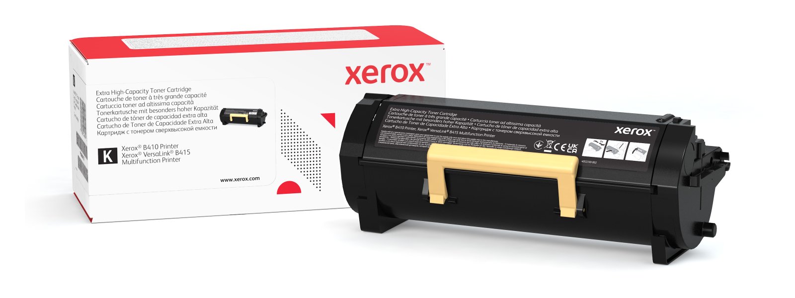 Xerox Genuine ® B410 Printer/VersaLink® B415 Multifunction Printer Black Extra High capacity Toner 006R04727