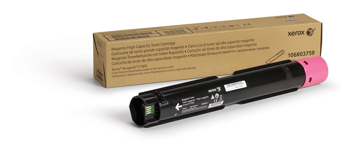 Xerox Genuine ® VersaLink® C7000 Color Printer Magenta High capacity Toner Cartridge (10100 Pages) 106R03759