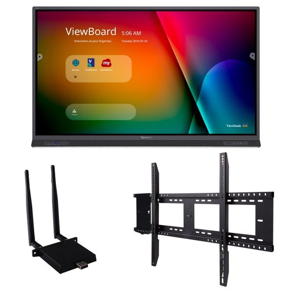 Viewsonic IFP7552-E1 Signage Display Interactive flat panel 190.5 cm (75") LCD Wi-Fi 400 cd/m² 4K