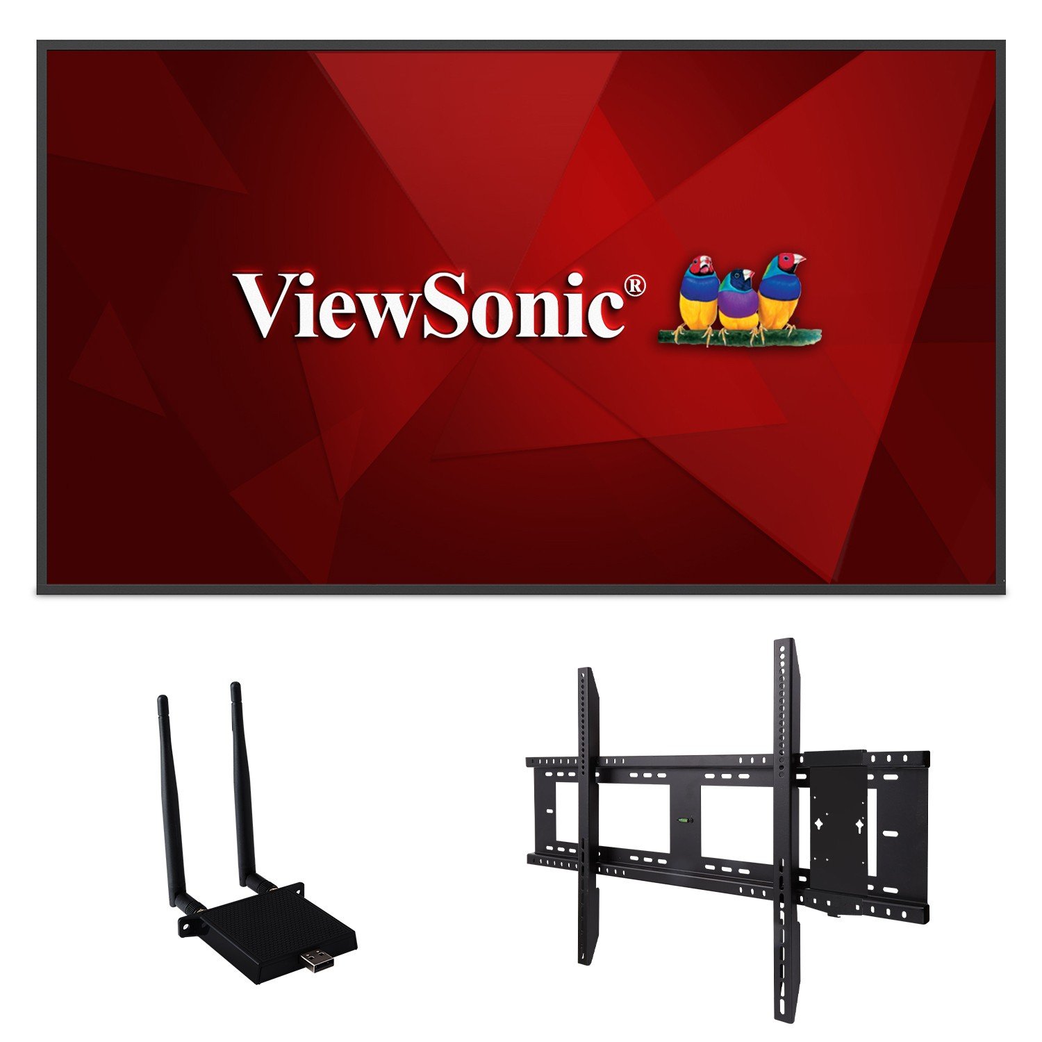 Viewsonic CDE6530-E1 Signage Display Digital flat panel 165.1 cm (65") LCD Wi-Fi 450 cd/m² 4K Ultra