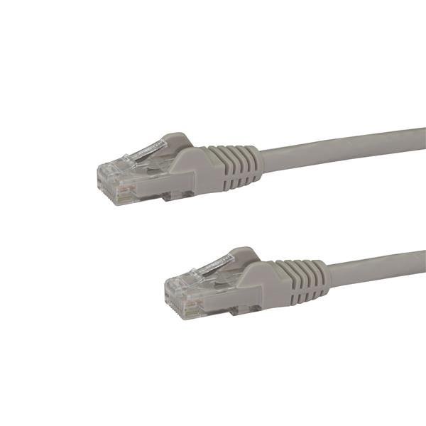 StarTech.com 7ft CAT6 Ethernet Cable - Grey CAT 6 Gigabit Wire -250MHz 100W PoE RJ45 UTP N6PATCH7GR