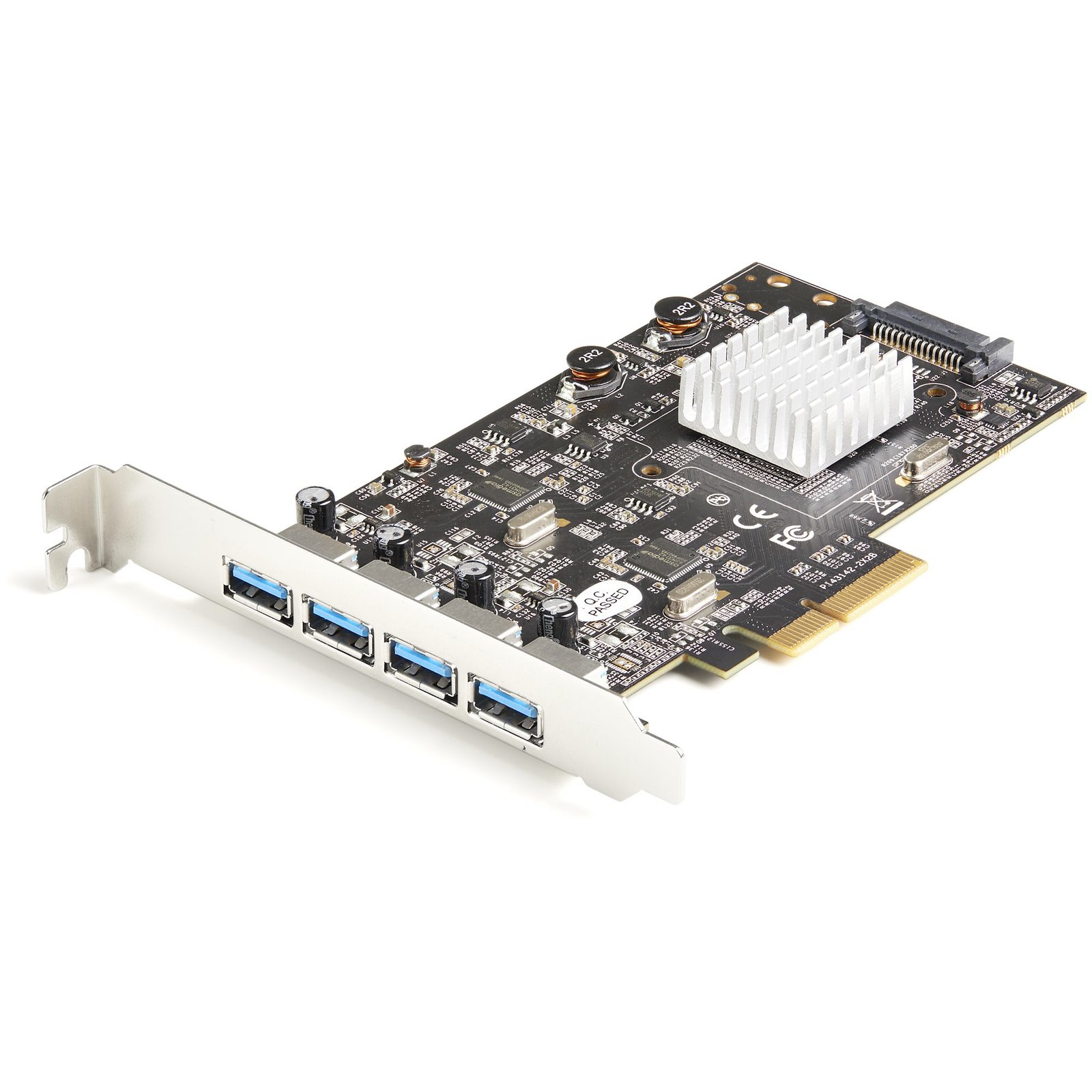 StarTech.com 4-Port USB PCIe Card - 10Gbps 3.2 Gen 2 Type-A PCI Express Expansion with Controllers PEXUSB314A2V2