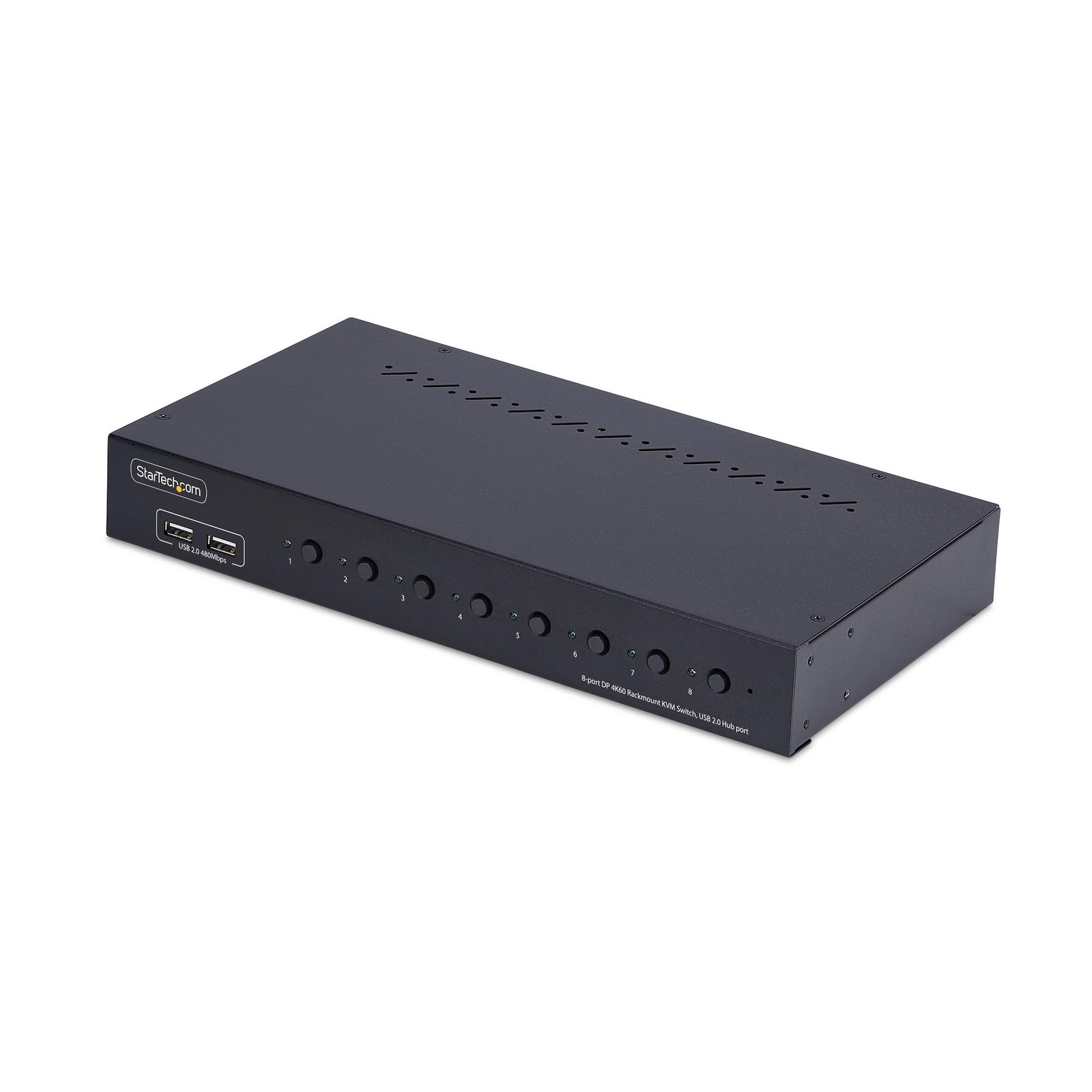 Startech StarTech.com 8-Port DisplayPort KVM Switch with 1U Rack Mount Kit, 4K 60Hz DP 1.2, R8AD122-KVM-SWITCH