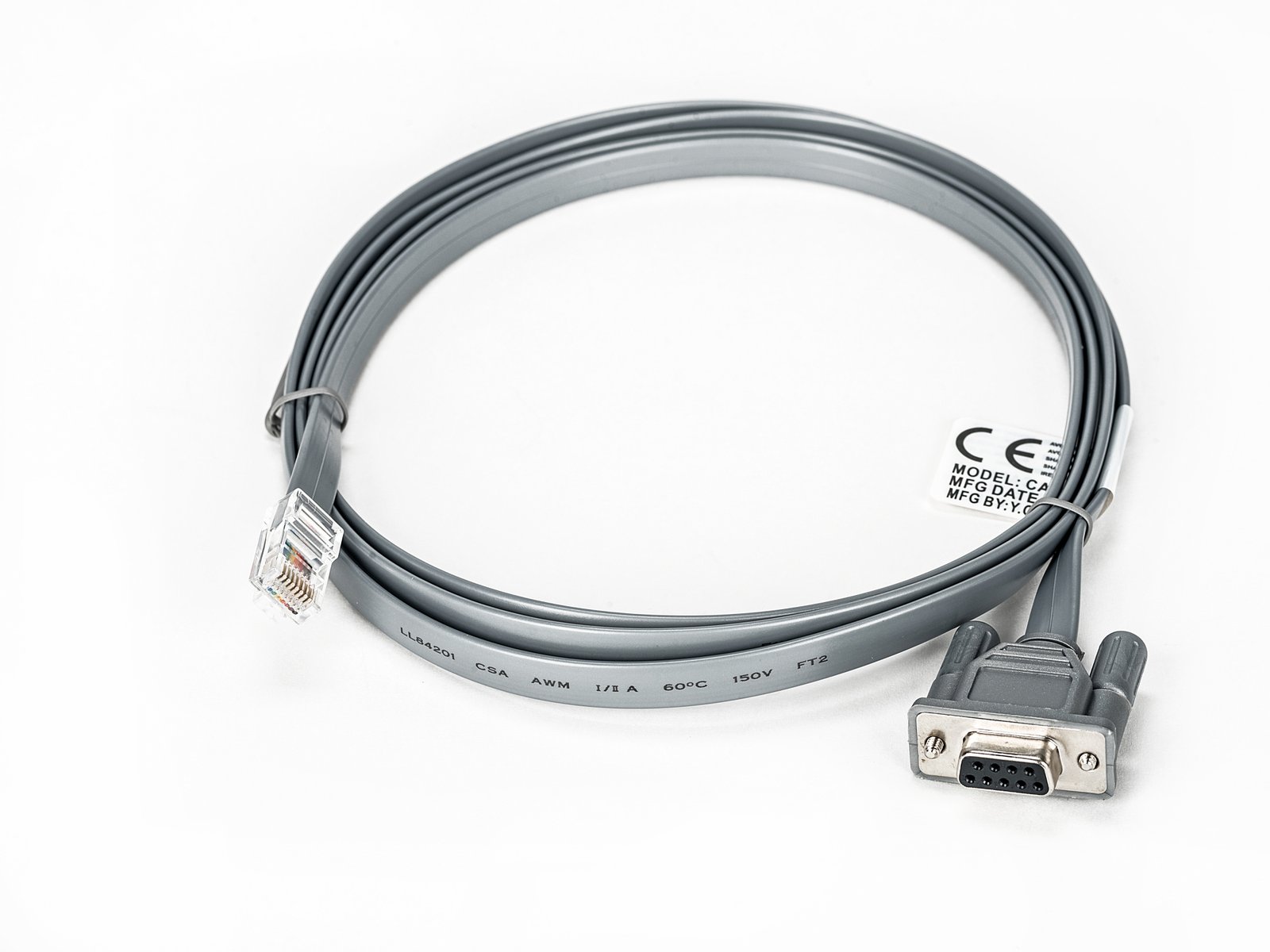 Vertiv Avocent RJ45 -> DB9 cross cable CAB0036