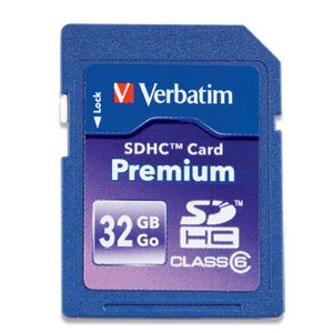 Verbatim Premium SDHC Card™ 32GB 96871