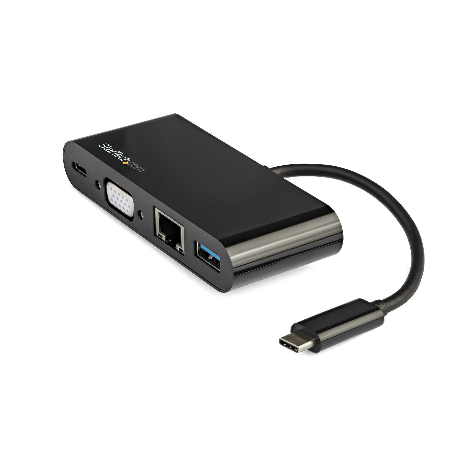 StarTech.com USB C Multiport Adapter - Mini USB-C Dock w/ Single Monitor VGA 1080p Video - 60W DKT30CVAGPD