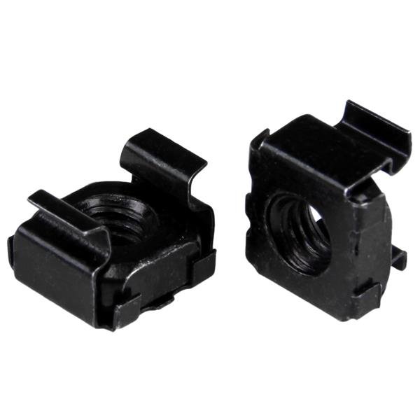 StarTech.com 50-Pack M5 Square Hole Cage Nuts and Installation Tool for 19" or 10" Server Racks, CABCAGENUTSB