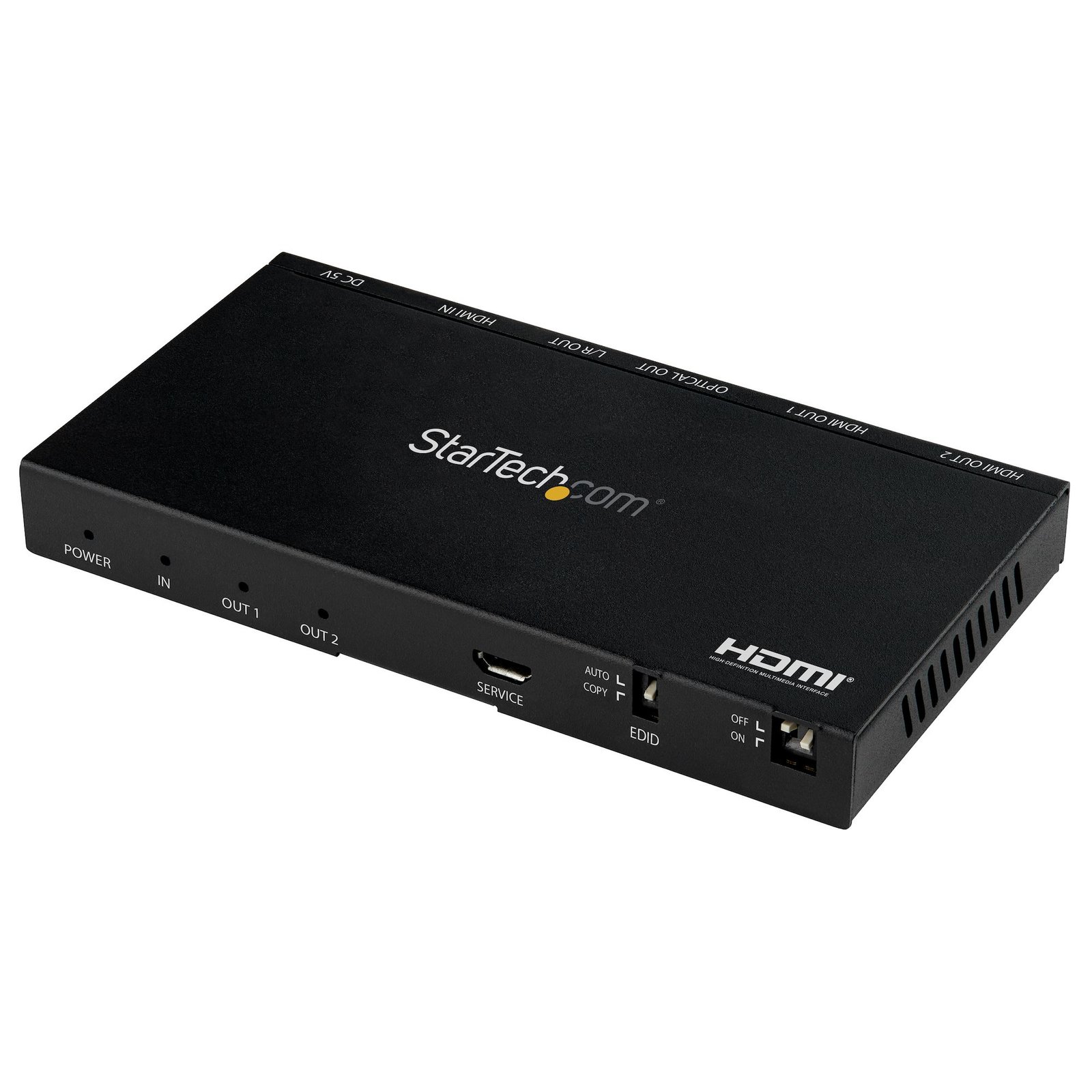 Startech StarTech.com 2-Port HDMI Splitter (1x2) - 4K 60Hz UHD 2.0 Audio Video w/ Scaler & ST122HD20S