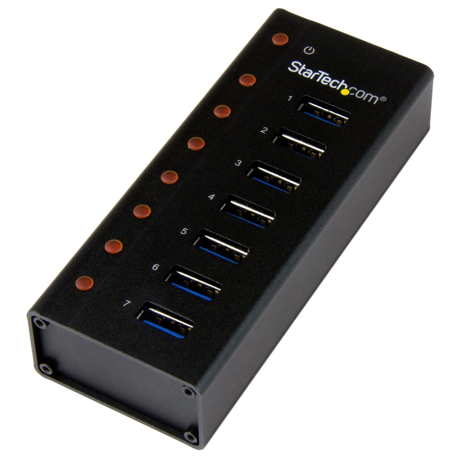 Startech StarTech.com 7-Port USB 3.0 Hub (5Gbps) - Desktop or Wall-Mountable Metal Enclosure ST7300U3M