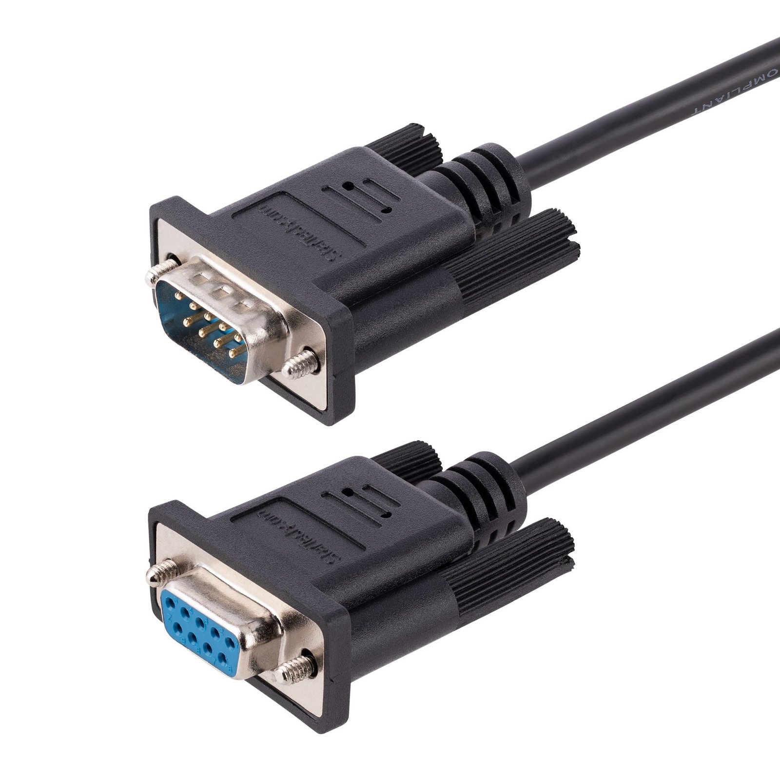 StarTech.com 3m RS232 Serial Null Modem Cable, Crossover w/Al-Mylar Shielding, DB9 COM Port Female 9FMNM-3M-RS232-CABLE