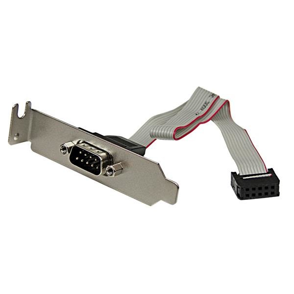 StarTech.com 9 Pin Serial Male to 10 Motherboard Header LP Slot Plate PLATE9MLP