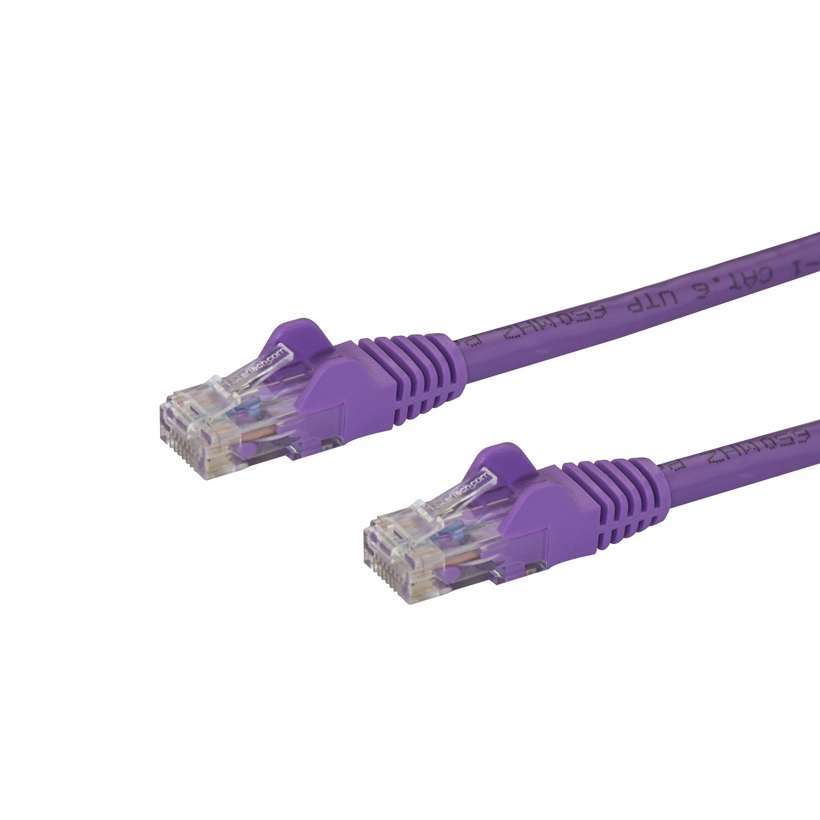 StarTech.com 4ft CAT6 Ethernet Cable - Purple CAT 6 Gigabit Wire -250MHz 100W PoE RJ45 UTP N6PATCH4PL