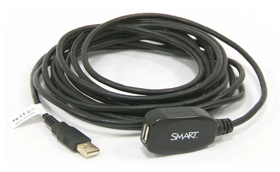 SMART Technologies USB-XT USB cable 2.0 5 m A 0.48 Gbit/s Black