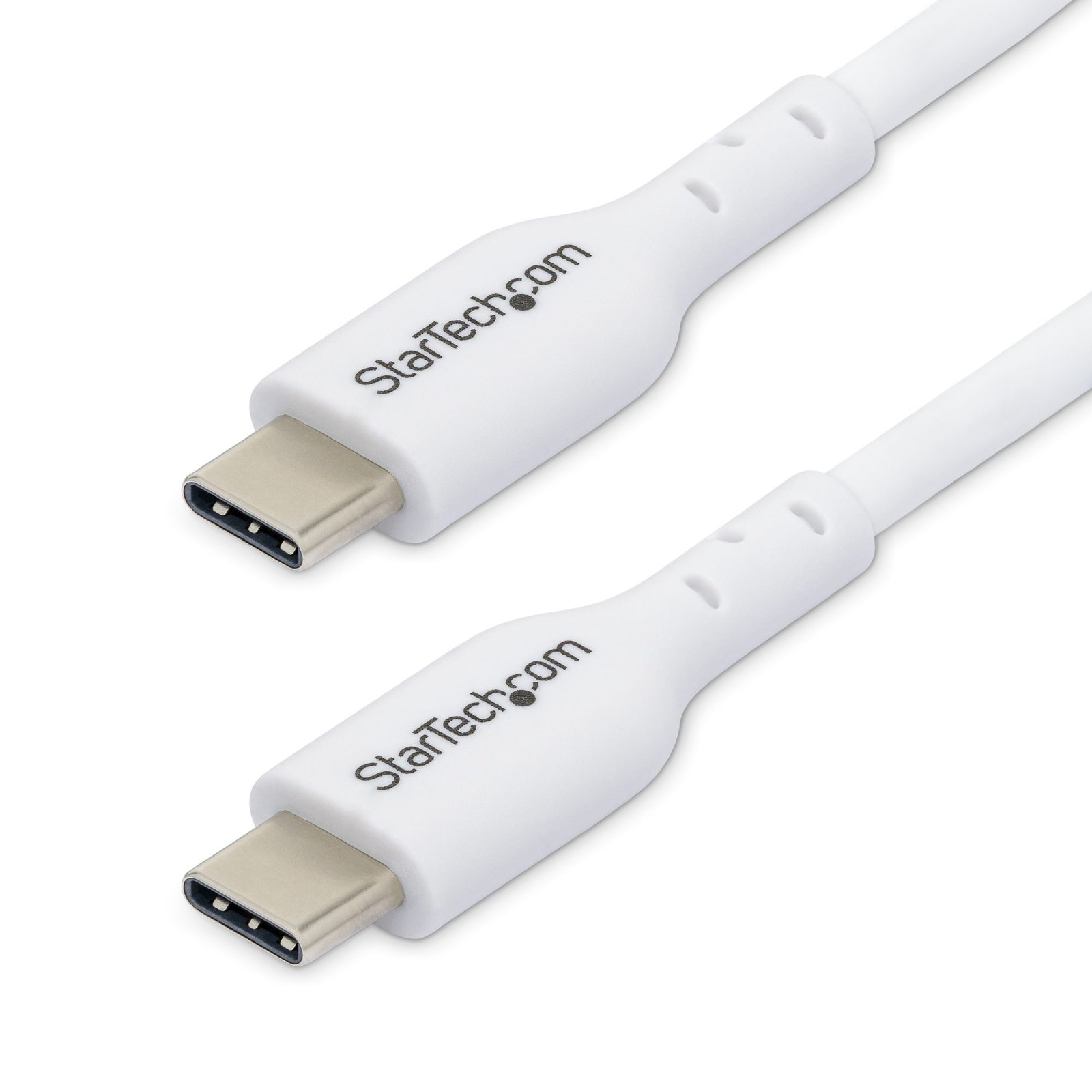 StarTech.com 6.6ft (2m) USB-C Charging Cable, Charge & Sync, 60W (3A) PD, USB 2.0 Laptop Charger - USB2CC2MNCWHE
