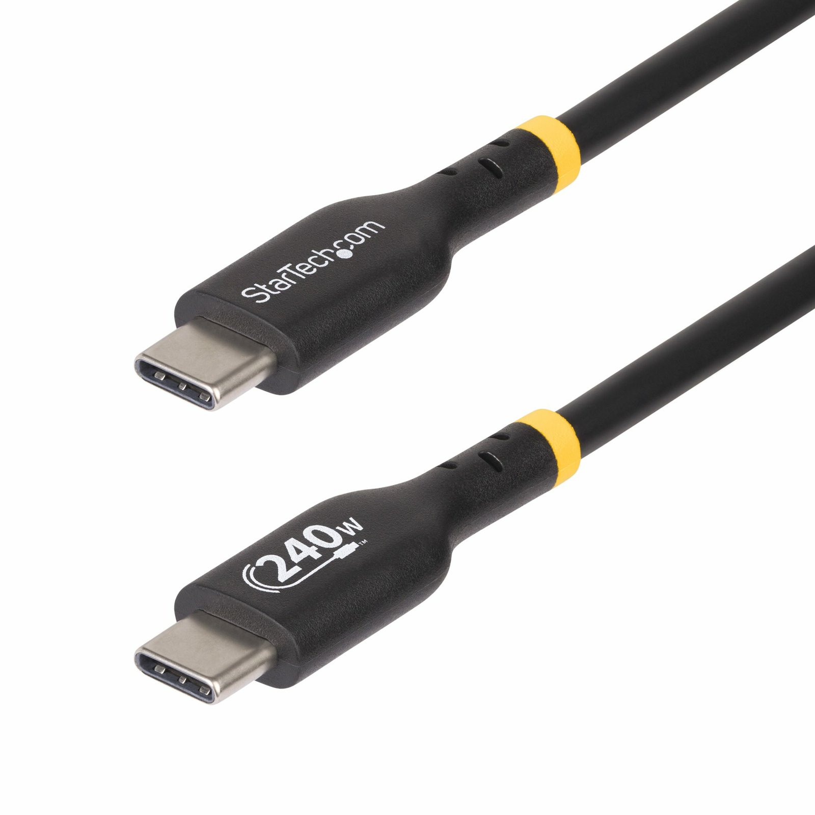 StarTech.com 10ft (3m) USB-C Charging Cable, Charge & Sync, 240W (5A) PD EPR, USB 2.0 Laptop USB2EPR10F