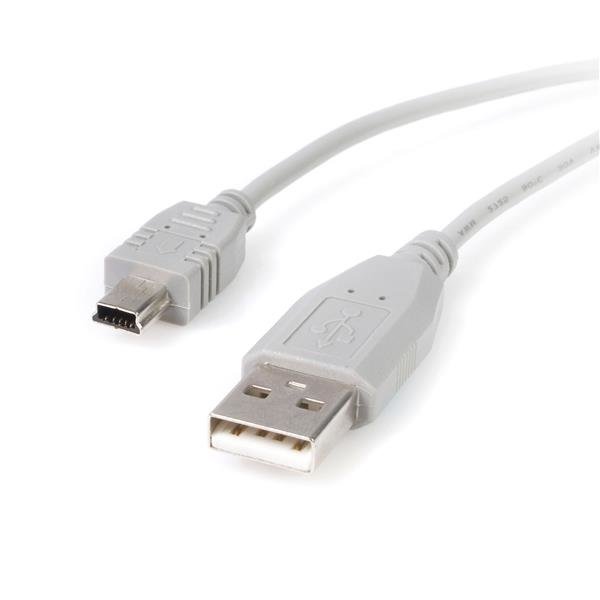 StarTech.com 6 ft Mini USB Cable - A to B USB2HABM6