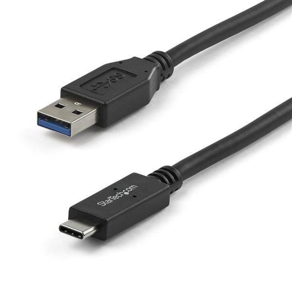 StarTech.com 3ft (1m) USB-A to USB-C Charging Cable, USB 10Gbps, Charge & Sync, 3A, USB-IF USB31AC1M