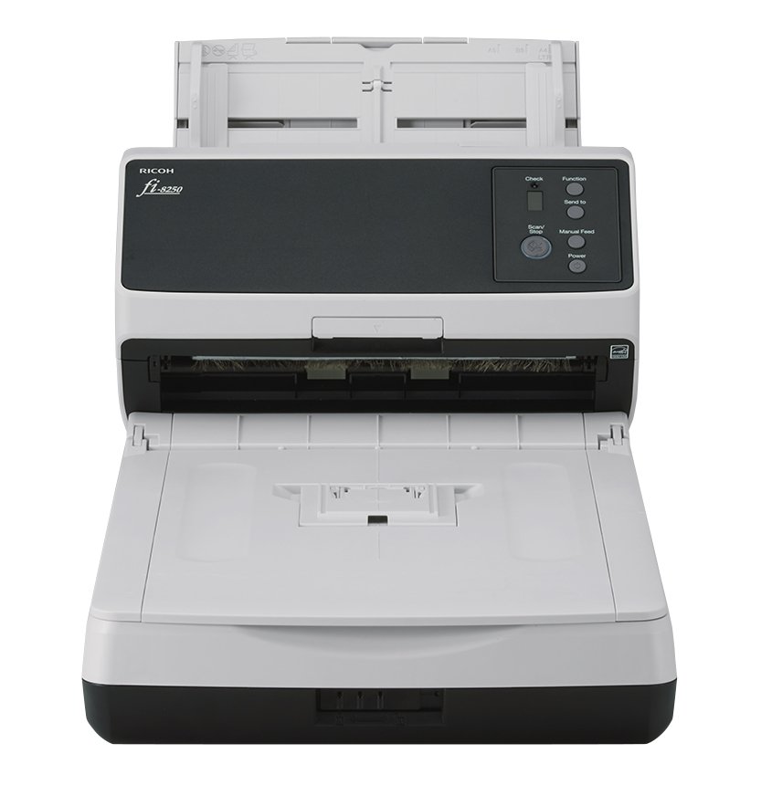 Ricoh FI-7480 W/ 5 YEAR EXCHANGE WARRANTY + 2 CONS KITS - DROP SHIP ADF + Manual feed scanner 600 x PA03810-B605