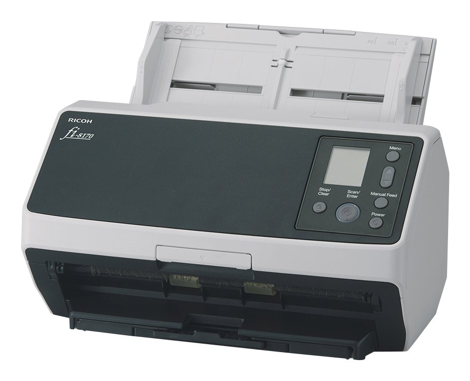 Ricoh fi-8170 ADF + Manual feed scanner 600 x DPI A4 Black, Grey PA03810-B055