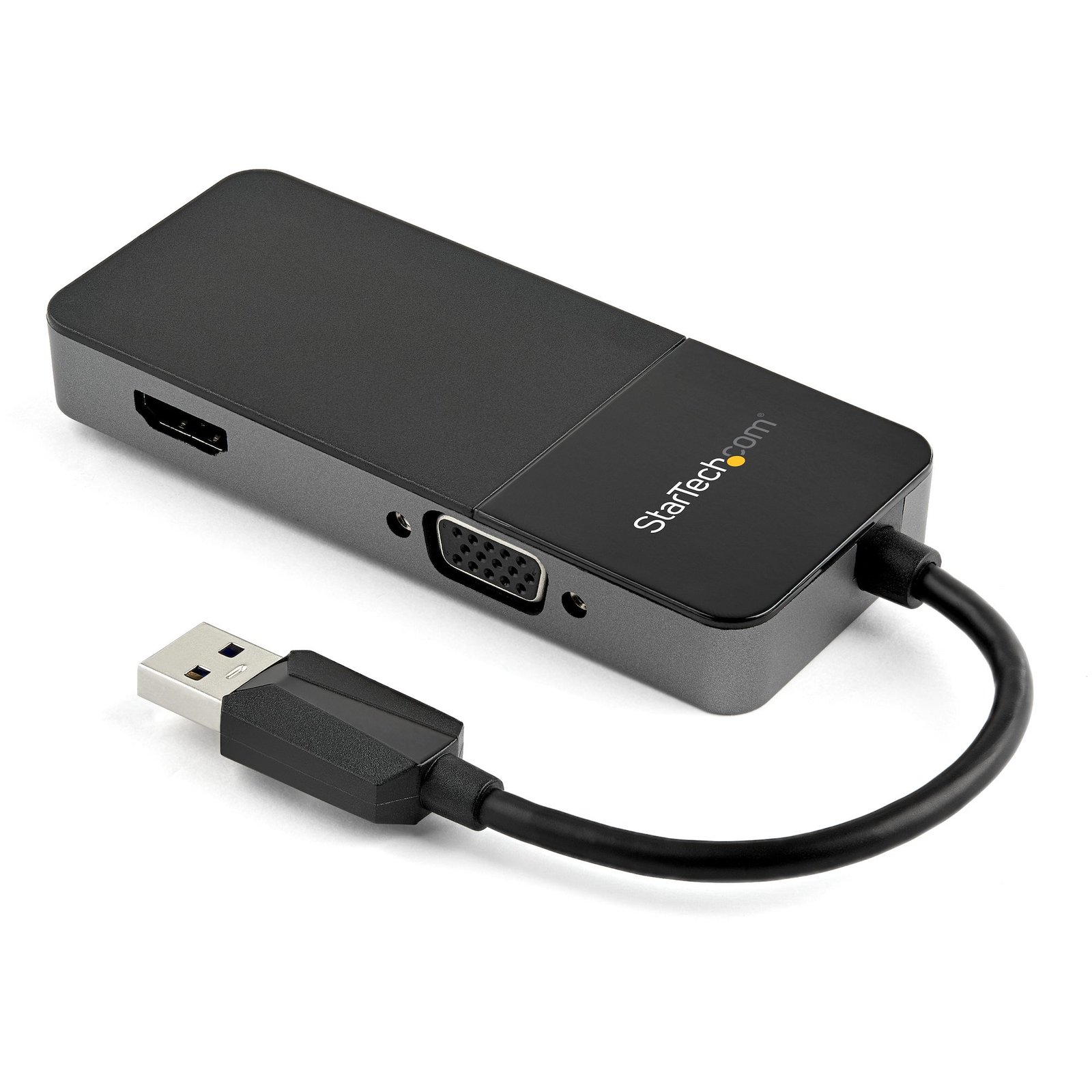 Startech StarTech.com USB 3.0 to HDMI and VGA Adapter - 4K/1080p Type-A Dual Monitor Multiport USB32HDVGA