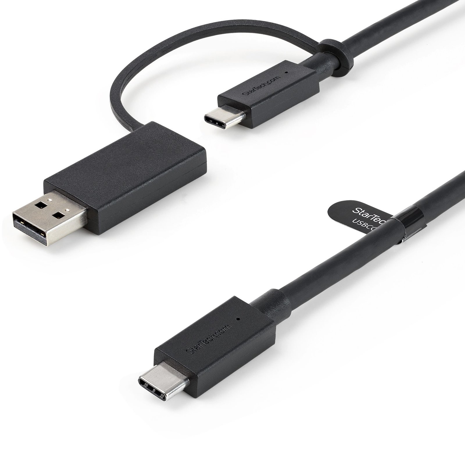 Startech StarTech.com 3.3ft (1m) USB-C Cable with USB-A Adapter Dongle, USB 10Gbps/5Gbps, 100W (5A) USBCCADP