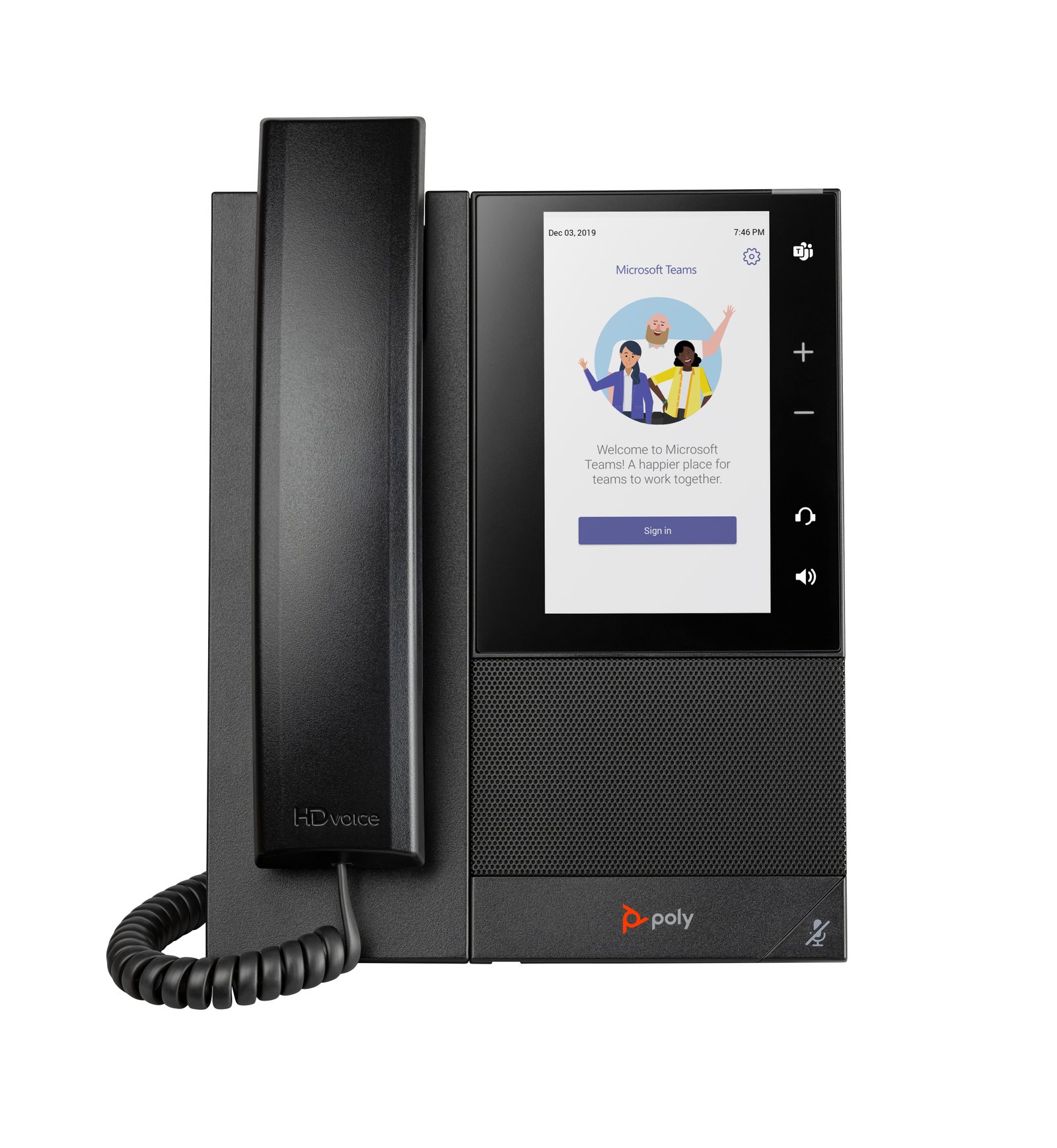 HP Poly CCX 505 Business Media Phone for Microsoft Teams and PoE-enabled 82Z79AA