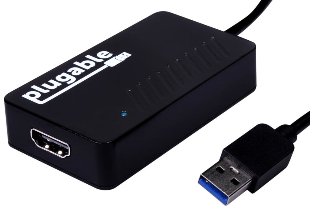 Plugable Technologies USB 3.0 to HDMI Video Graphics Adapter with Audio for Multiple Monitors up UGA-2KHDMI