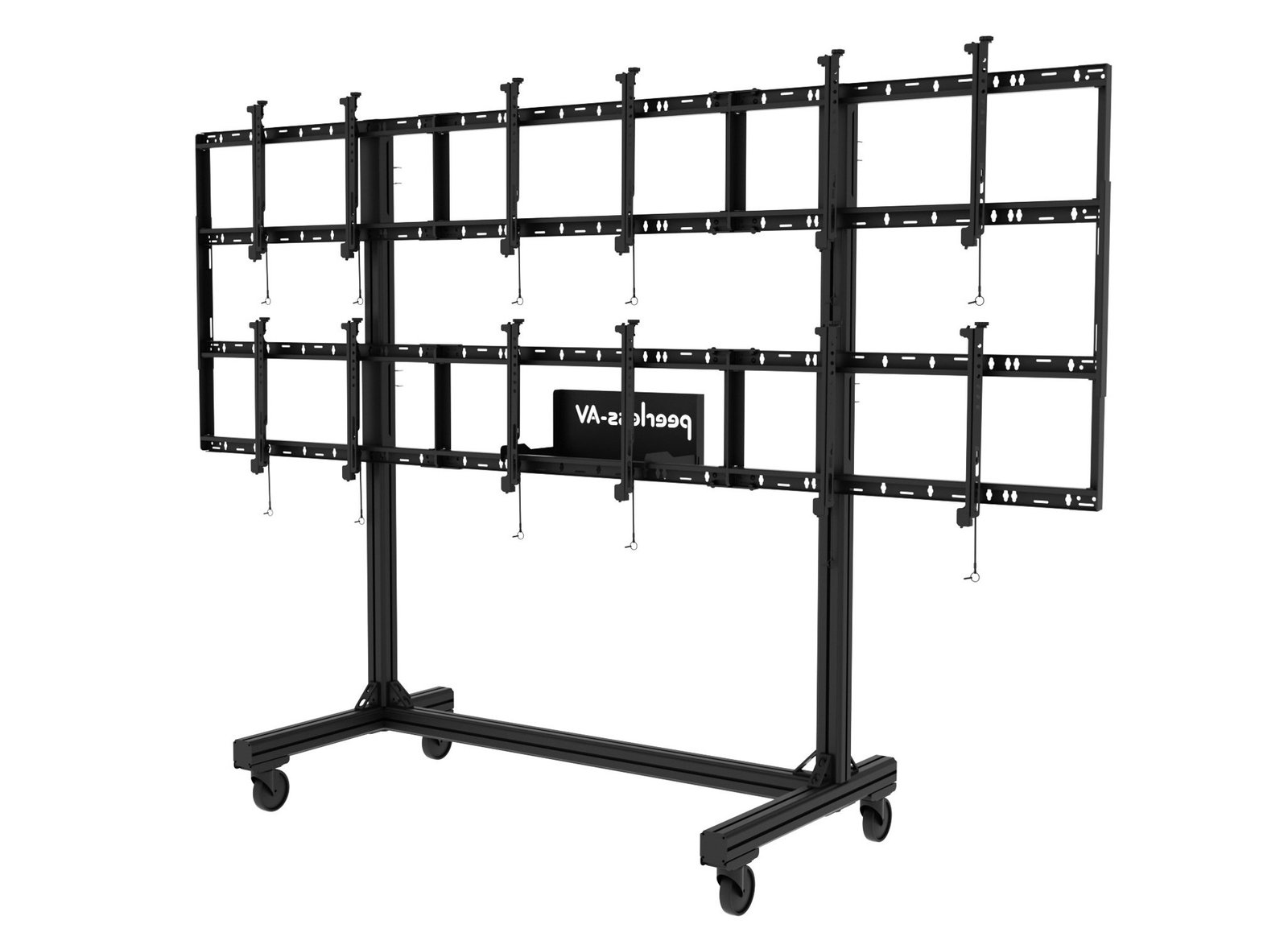 Peerless-AV Peerless DS-C555-3X2 multimedia cart/stand Black Flat panel