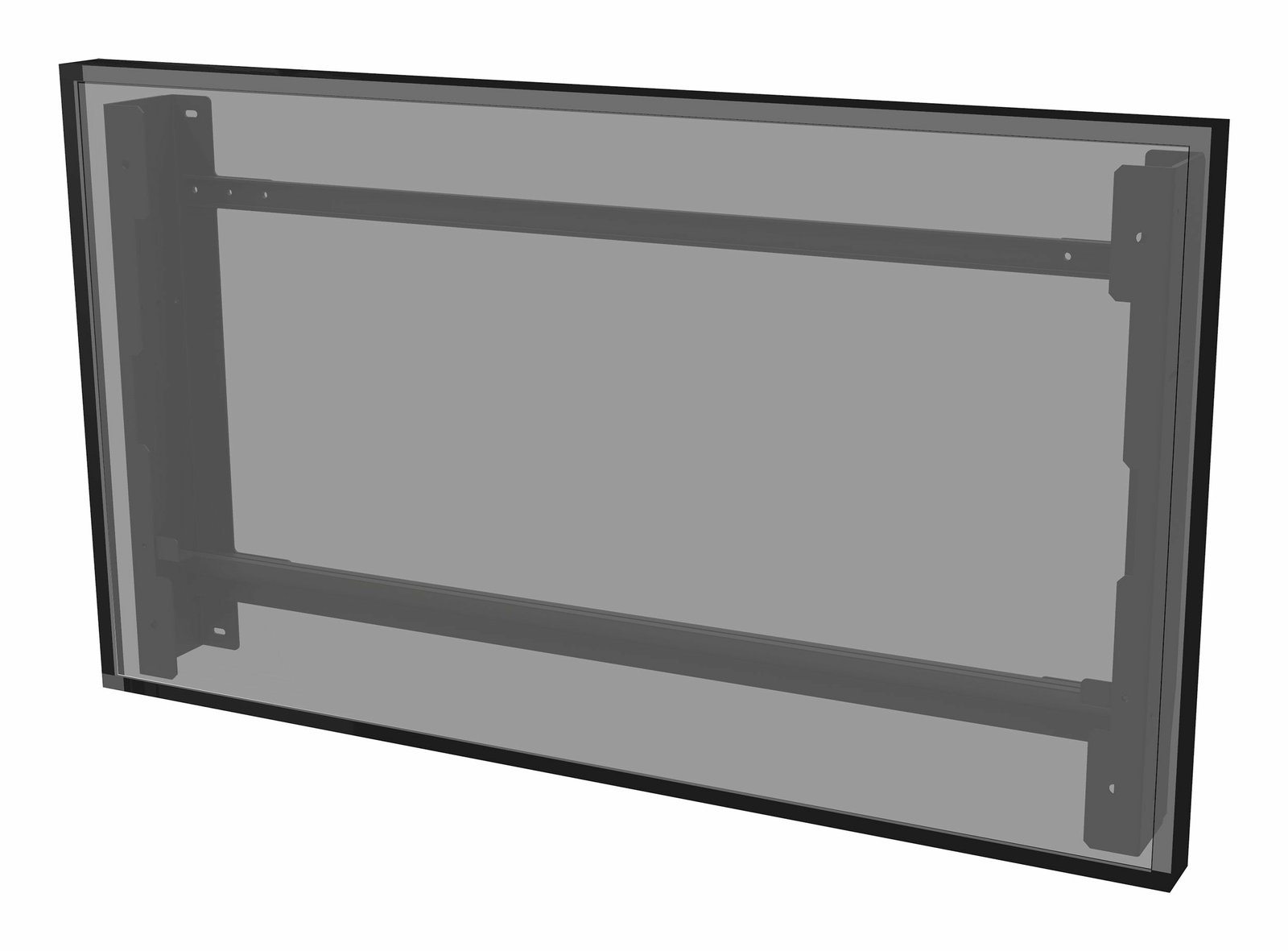 Peerless-AV Peerless EWL-49XE4F signage display mount 124.5 cm (49") Black