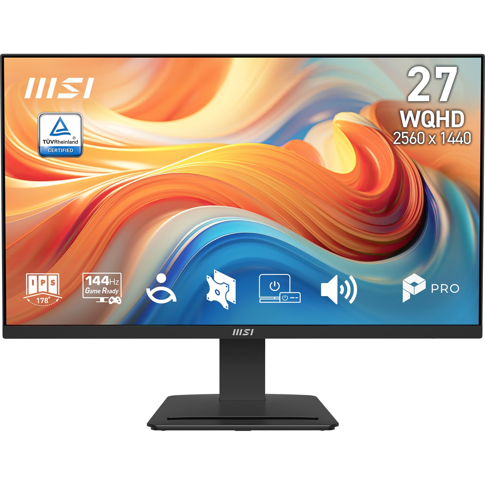 MSI Video Pro MP273Q E14 computer monitor 68.6 cm (27") 2560 x 1440 pixels Wide Quad HD Black PROMP273QE14