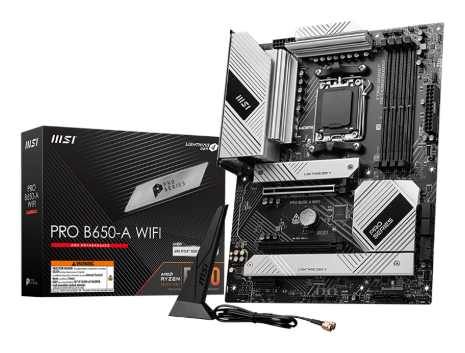 MSI SOURCING PRO B650-A WIFI motherboard AMD B650 Socket AM5 ATX B650AWIFI